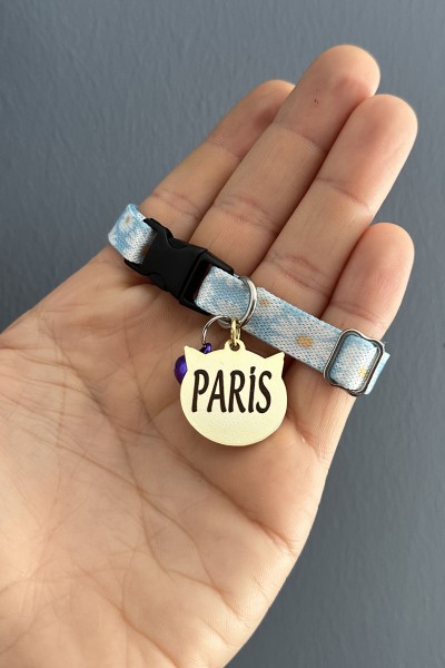 İsimli Kedi Tasması isme özel tasma boyunluk