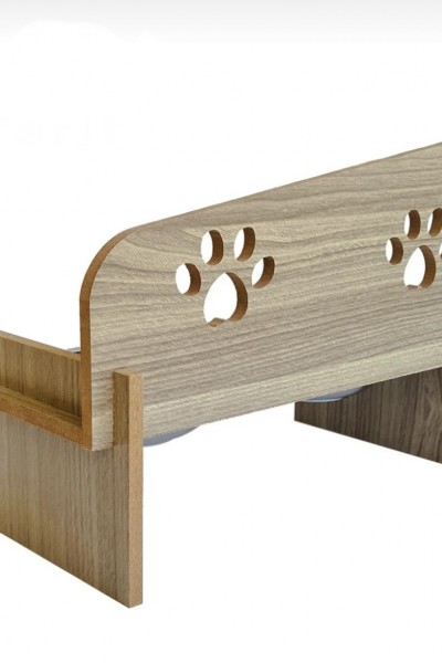 İsme Özel Kedi Mama & Su Kabı